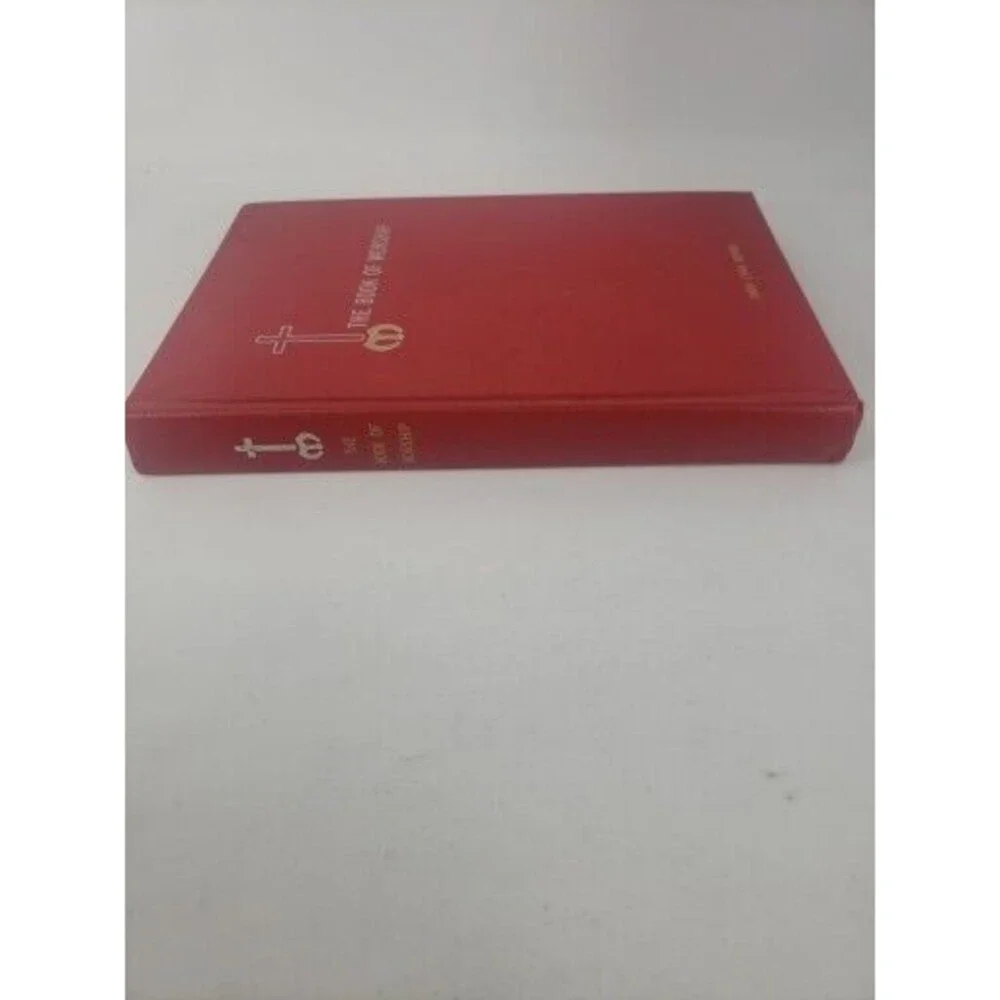 Book of Worship for Church and Home Methodist 1965 RED cover